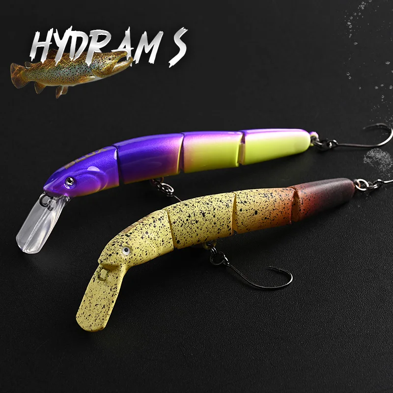 BLUX HYDRAM-S Joint Minnow 70mm 4g 0.2-0.6m Fishing lure Sinking Crank Wobbler Area Trout  Stream Freshwater Bait Gear 5
