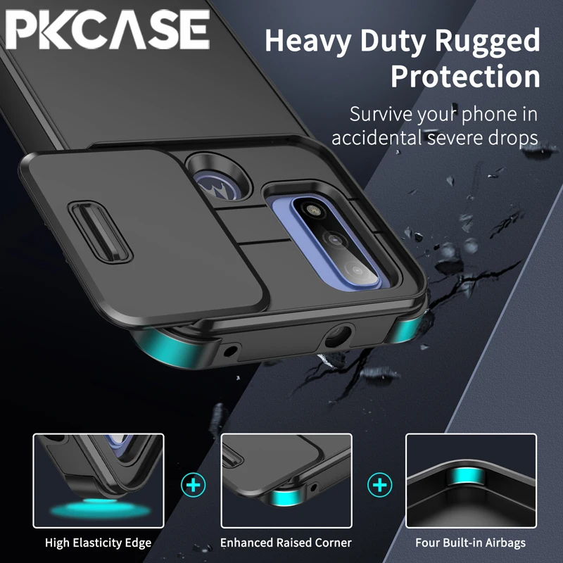 PKCASE Magnetic Sliding Window Phone Cover - Ultimate Protection and Style