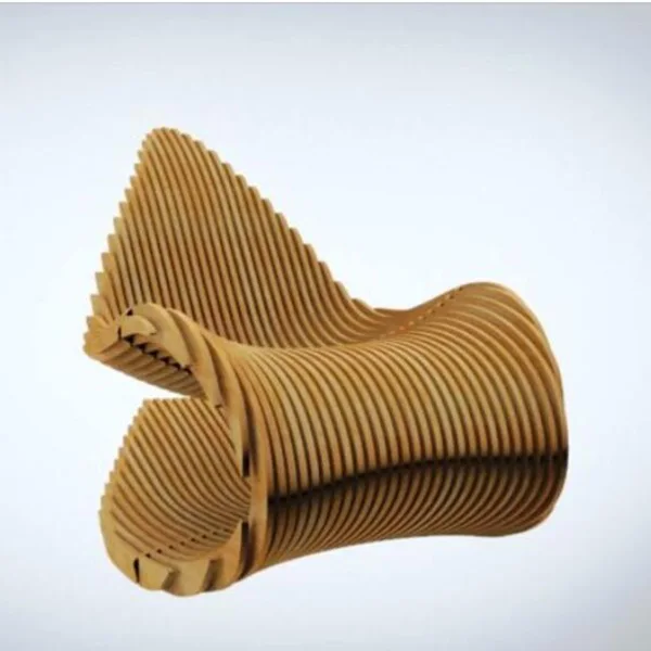 10pcs Chair Design File Rocking Chair Furniture Template CNC Laser Cut Files DXF CDR Vector for Laser/Plasma Cutting Printing