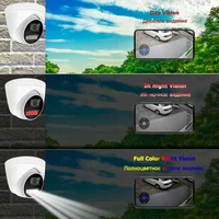 Caméra de Surveillance IP POE 4K, dôme de vidéosurveillance, sécurité 4MP 5MP 8MP, Audio couleur, Vision nocturne, Onvif intérieur, compatible avec NVR 2