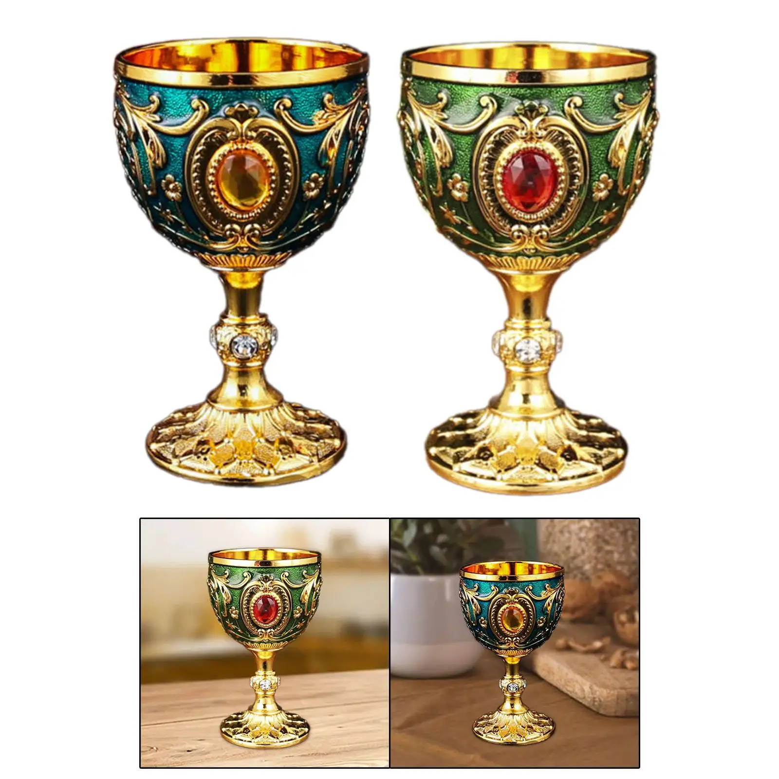 Vintage Chalice Medieval Goblet Novelty Engraved Reusable Anniversary Vintage Chalice Medieval Goblet Novelty Engraved Reusable Anniversary