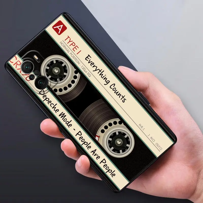 Vintage Cassette Tape Design Soft Phone Cover