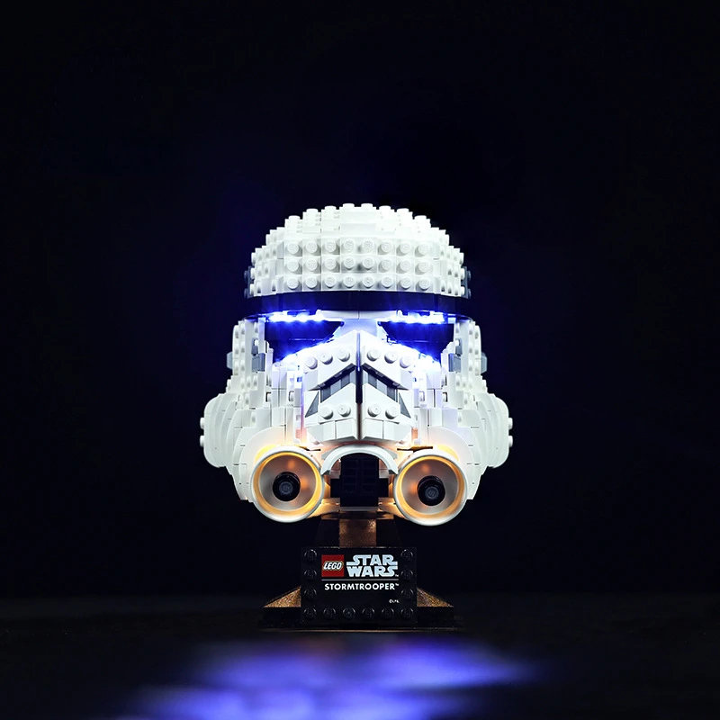 

Led Light Kit for Stormtrooper Helmet 75276 Building Blocks DIY Toys Sets Only Lighting Kit No Model