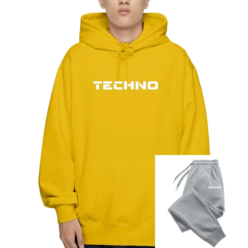 

Techno Music Pullover DJ House Party T-Sweatshirt Hoodies S-XXL(1)