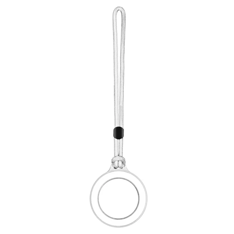 Magnetic Ring Holder with Lanyard - 360° Rotation Foldable Phone Grip