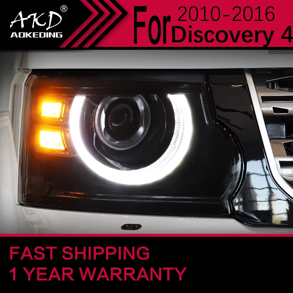 Car Lights For Land Rover Discovery 4 Led Headlight 20102016 Discovery