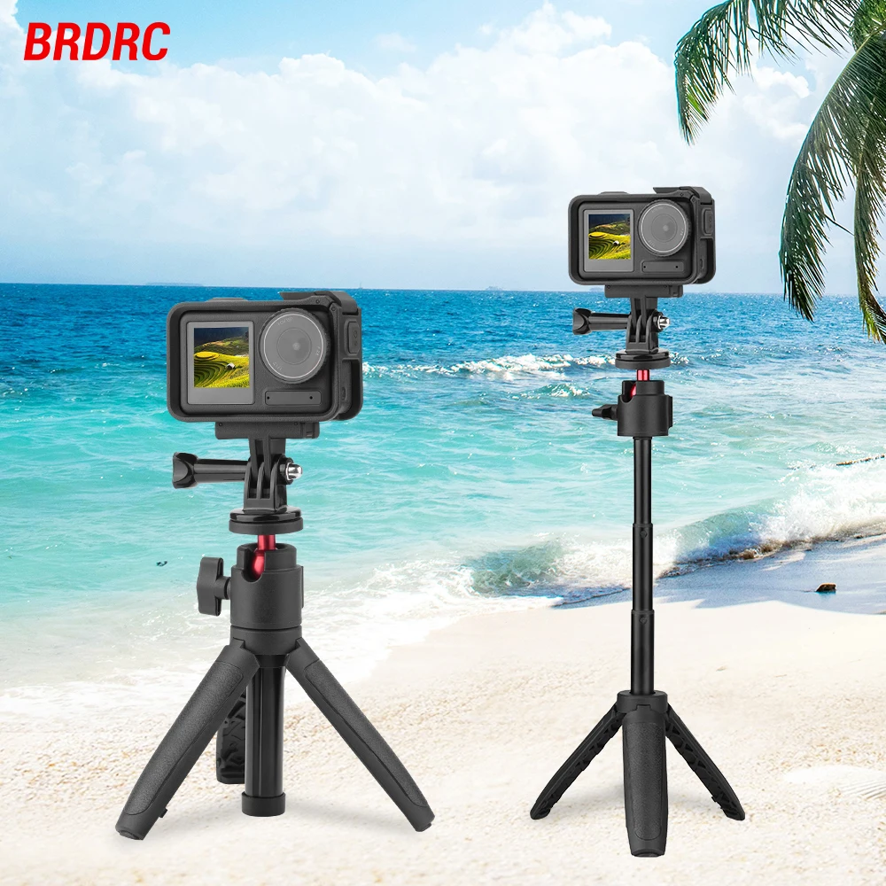 DJI 포켓 3, 고프로 11, 10, 인스타 360, 휴대폰용 휴대용 삼각대, 액션 DSLR 카메라용 셀카봉 