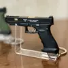Mini 1:3 Alloy TTI G34 Pistol Model Keychain Detachable Fake Gun Collection Bag Pendants Fidget Toy Party Gift for Adult Boy 4