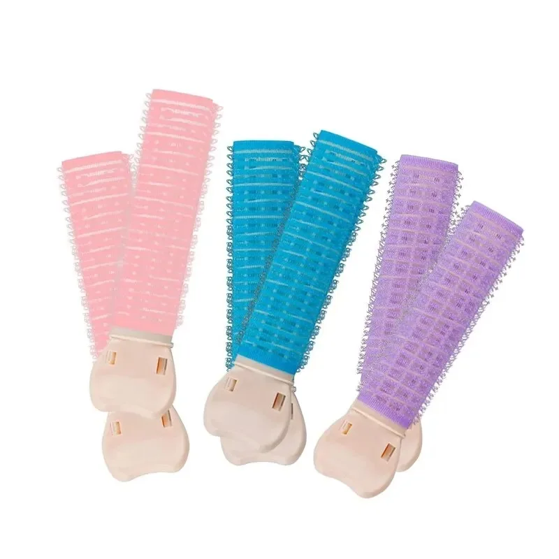 Hair Curling Tools Cranial Hair Roots Pomade Clip Curl Barrel Headpiece Fixed Hair Pomade Clip 6PCS Plastic Clips Roller