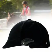 Equestrian Helmet Flannel Breathable Outdoor Sports Multifunction Gear Adjustable Comfortable Equestrian Hat Horse Equipment 2