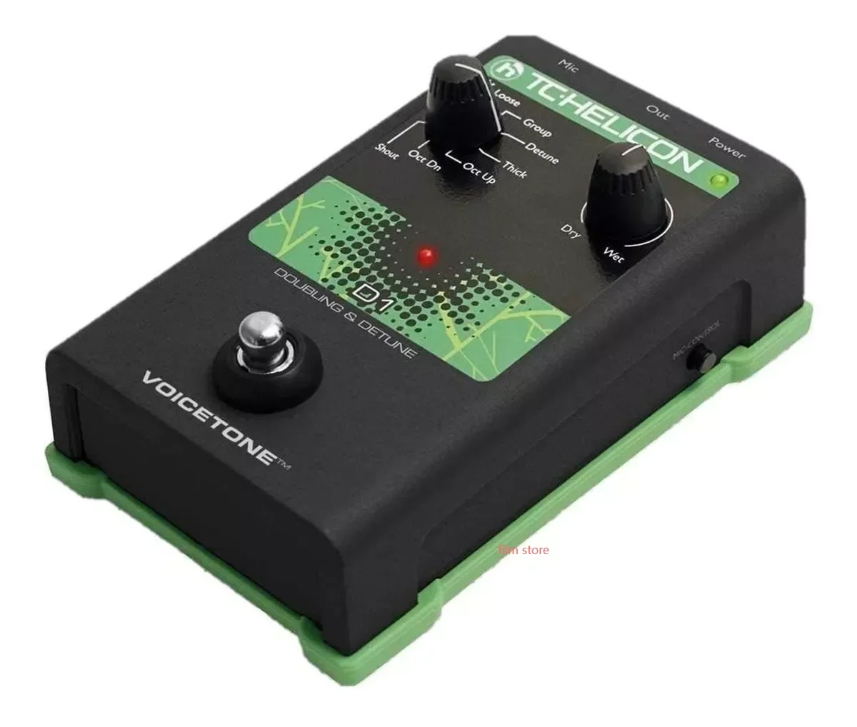 

Black TC Helicon Voicetone D1 effect pedal