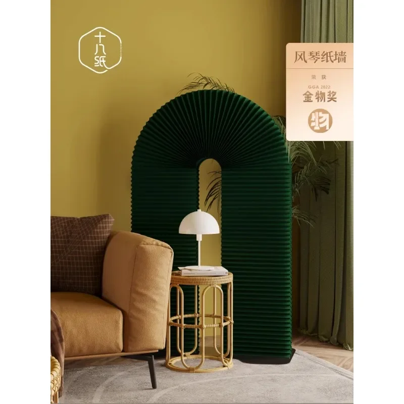 Office partition wrought iron screen partition fence living room foyer entrance decoration simple mobile kraft paper barrier 80sheets sticky notes kraft paper grid blank memo pad stationery memo pads sheets notepad stationary office decoration note pad