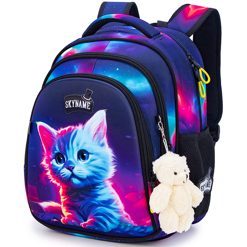 

Cartoon Animal Prints Girls Orthopedic Backpacks For School Children Shoulder Bag Primary Student Bookbags Kids Satchels Mochila