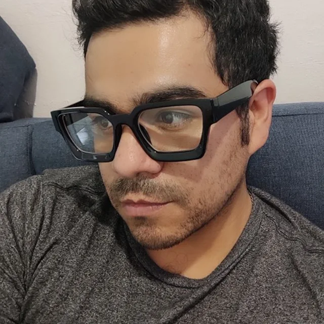 Nouveau Transparent ordinateur lunettes cadre femmes hommes Anti lumière bleue lunettes carrées blocage lunettes optique Spectacle lunettes ﻿ 1