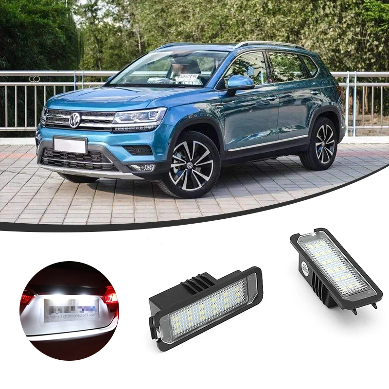 2 Pz 18 Led Auto Targa Luce Led Auto Boot Light Per Vw Golf 4-7 Polo 6R Scirocco Passat B6 Cc Limousine /Skoda