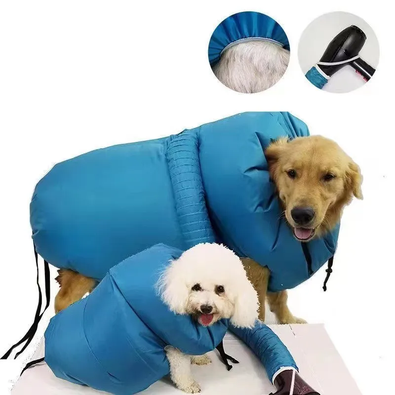 Pet Dogs Drying Bags Portable Foldable Household Pet Hair Bag For