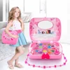 Funny Make Up Toy Pretend Play Kid Makeup Set Safety Non-toxic Makeup Kit Toy Girls Dressing Cosmetic Travel Box Girl Beauty Toy 4
