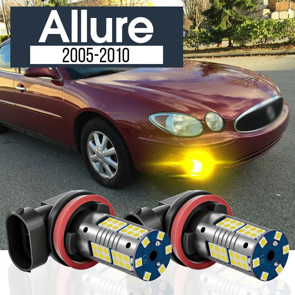 

2pcs LED Fog Light Lamp Blub Canbus Accessories For Buick Allure 2005 2006 2007 2008 2009 2010