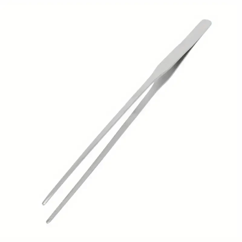 Aquarium tweezers 48cm Stainless Steel Fish Tank Plant Aquascape Tools Straight Curved Forceps Clip Aquatic Feeding Tongs
