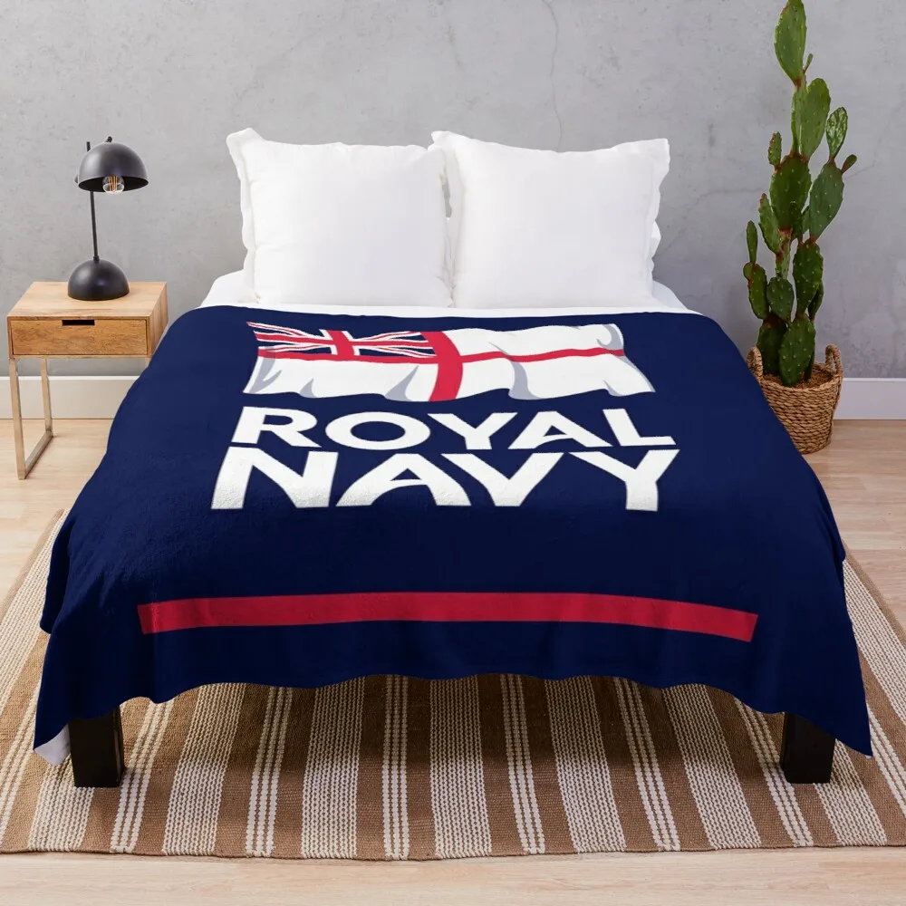 

Logo of the Royal Navy Throw Blanket Giant Sofa Blanket