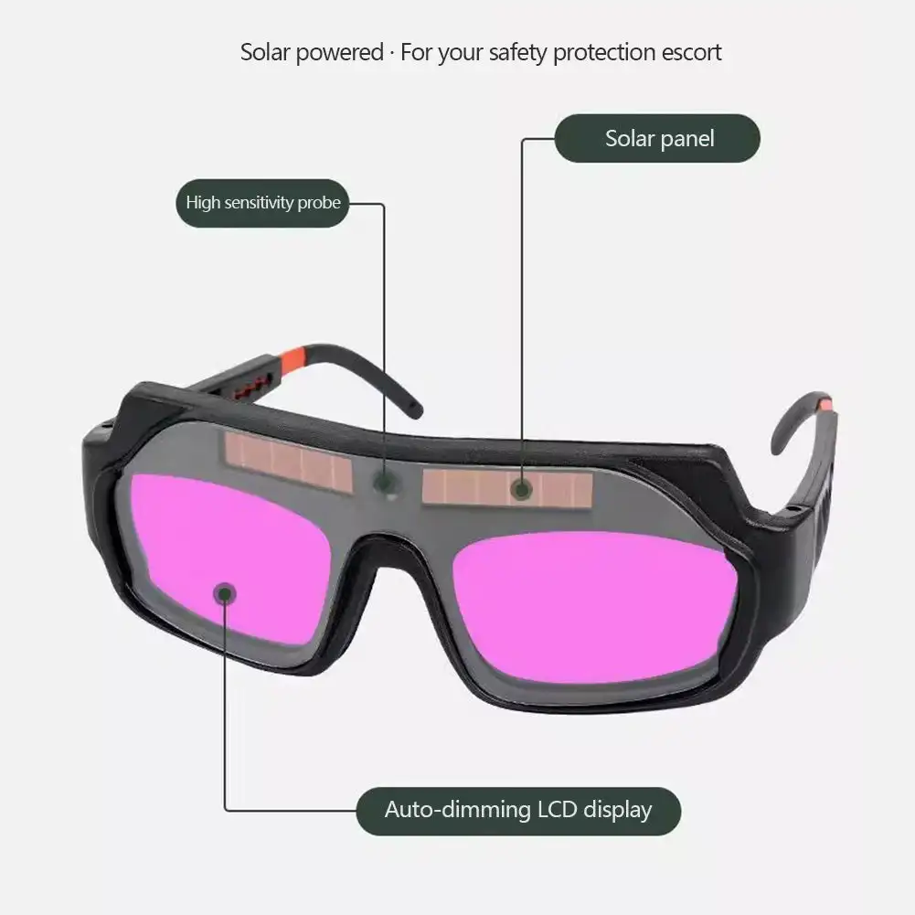 Welding Glasses Automatic Dimming Solar Goggles Anti-glare Tools for Welders