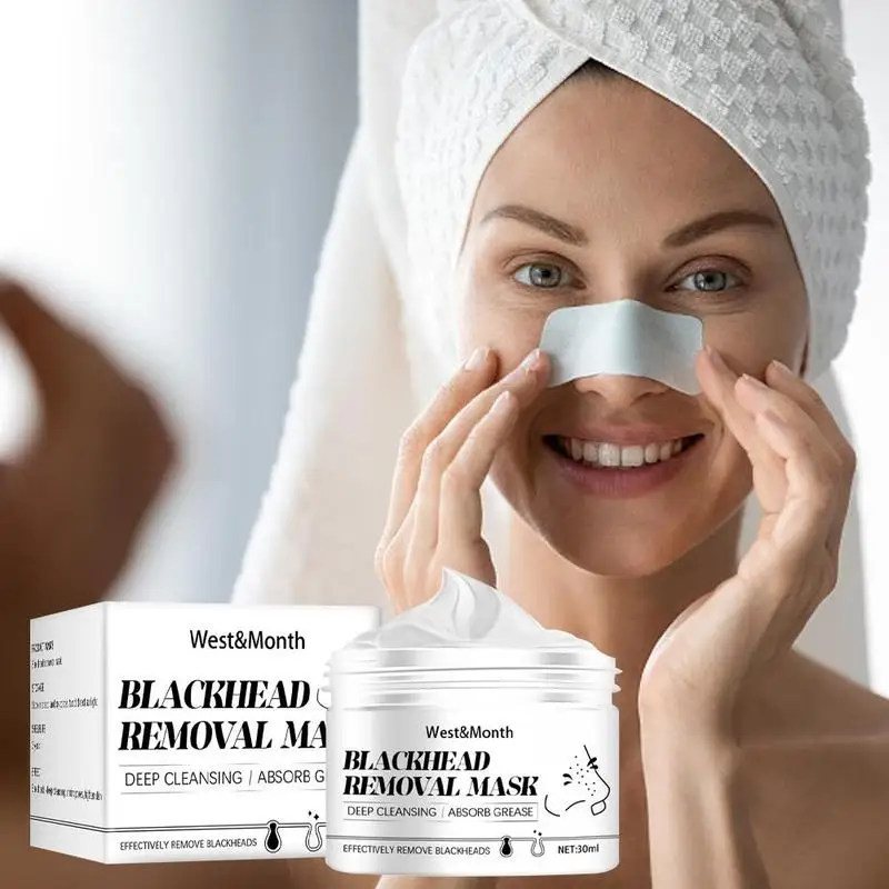 LANBENA New Style Blackhead Remover Nose Mask Pore Strip Black Mask Peeling Acne Treatment Black Deep Cleansing Hudpleje Korea_voghion.com