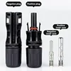 400/200/100/40/20/10 Pcs Photovoltaic Solar Connector Kit 1000V 30A Panel Solar Connectors for PV/MC Cable 2.5/4/6mm2 3