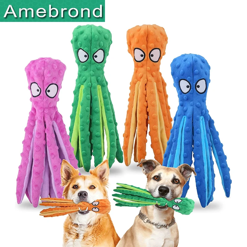 Octopus Dog Stuffed Animals Interactive Toy Small Dogs Stuffed