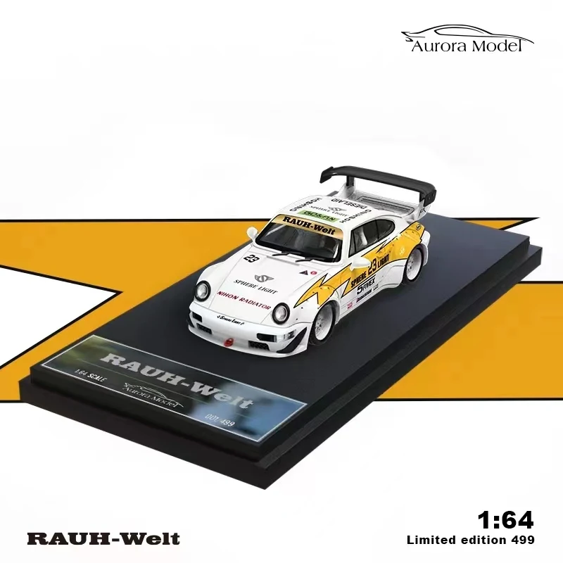 Aurora In Stock 1:64 LBWK Trailer Set T1 RWB 964 GT86 Yellow