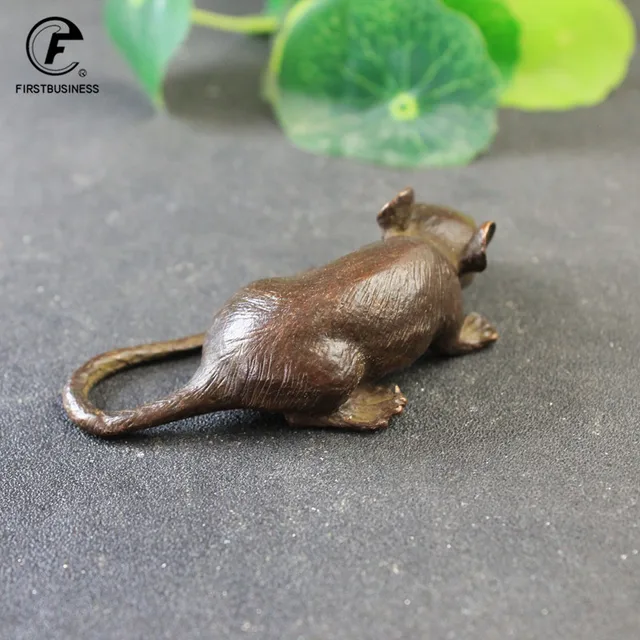 Heavy Brass BIG Rat Mouse Figurines Animal Statue Home Desktop Ornament  Office Decor Fish Tank Accessories Artificial Landscape - AliExpress