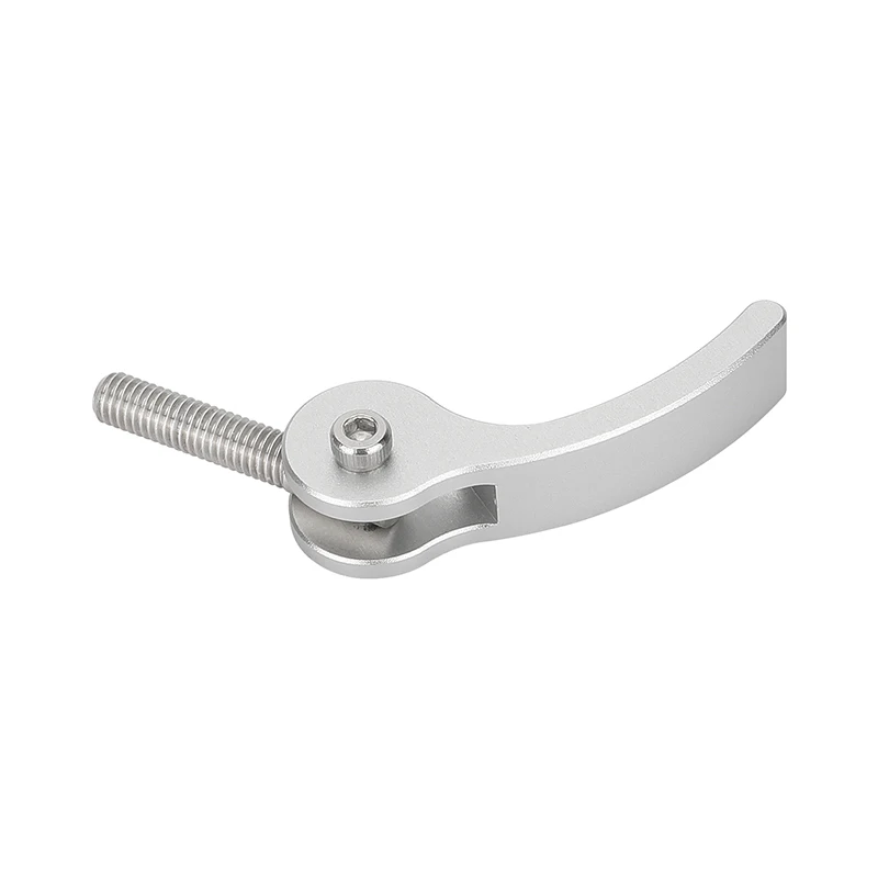 M5 Thread Screw Quick Release Locking Lever Black/Silver/Red fr QR Rlate Rod Cla