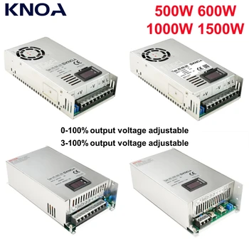 ดิจิตอลจอแสดงผลปรับ 500W 600W 1000W 0-12V 15V 24V 30V 36V 48V 60V 72V 85V 90V 110V 150V 200V Ac To Dc Smps 1