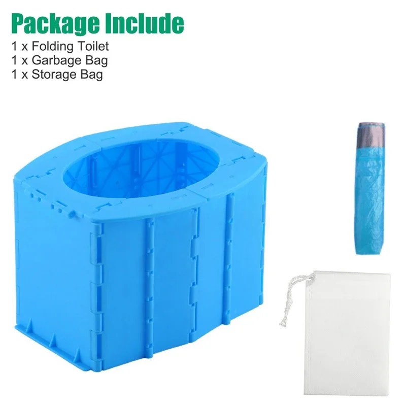 Folding Toilet Children's Outdoor Portable Folding Toilet Men's and Women's Baby Car Emergency Toilet Travelling Urinal Potty