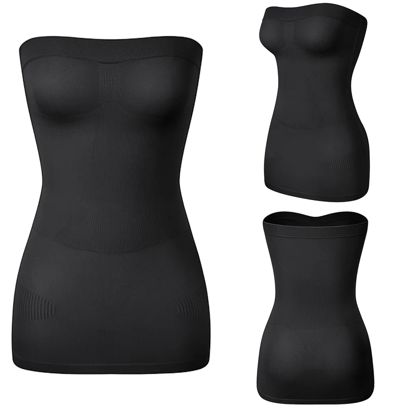 Women's Shapewear Bodysuits Waist Trainer Vest Slim Full Body Shaper Built-In Bra Camisole Tops Tummy Control Slimming Underwear