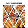 XEOLEO 3000W C﻿ommercial Electric Deep Fryer 25L Cheese Hot Dog Sticks Fryer Electric Korean Mozzarella Corn Dog Fryer Machine 4