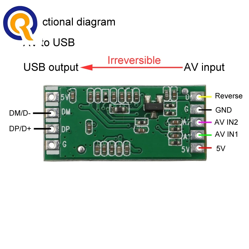 Module AV vers USB FPV Analogique CVBS NTSC PAL 1080P UVC