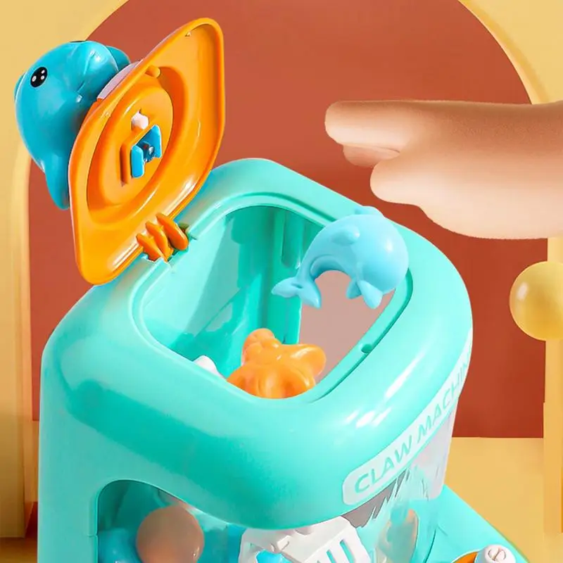 Mini Claw Doll Machine Electronic Arcade Game Coin Operated Pusher Toys Candys Grabber Prize Dispenser For Exciting Game 3