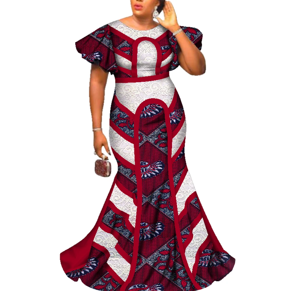 chinese dress ladies African Women's Long Sleeve Dress