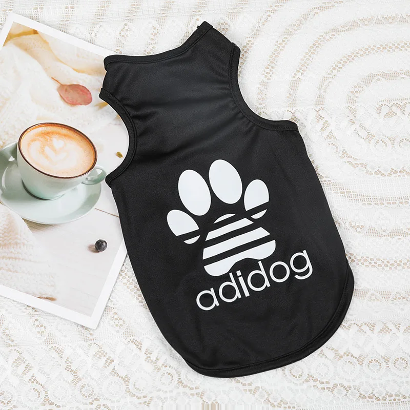 thumbnail image 1 of Ropa suave para perros pequeños, de verano, para Pomerania, bichón, osito de peluche, chaleco fino, transpirable, para gatos y cachorros, camiseta para mascotas, 1 of 5