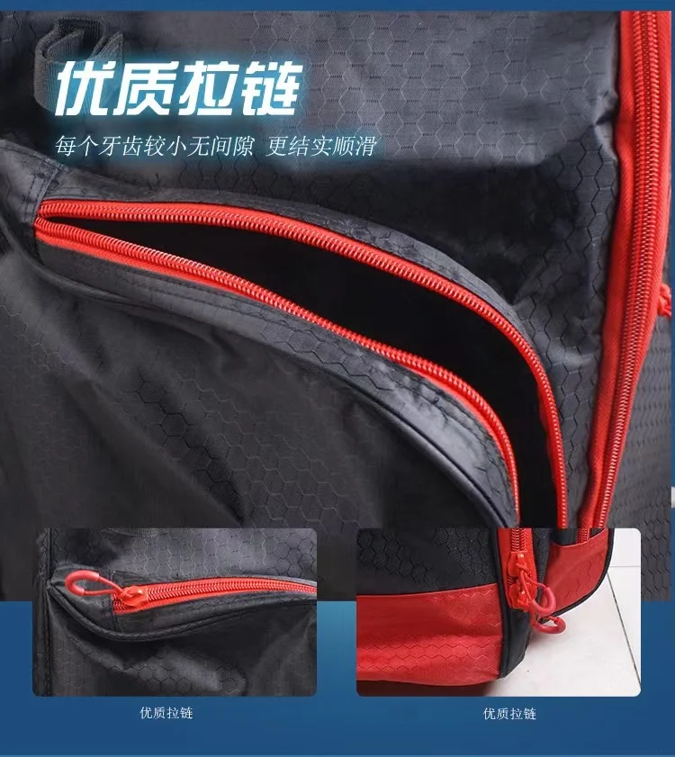 Weft Ball Ice Hockey Gear Equipment Bag Children's Wheel Wertical Can Carry Adult Storage Rod Draw-bar Box Full Set