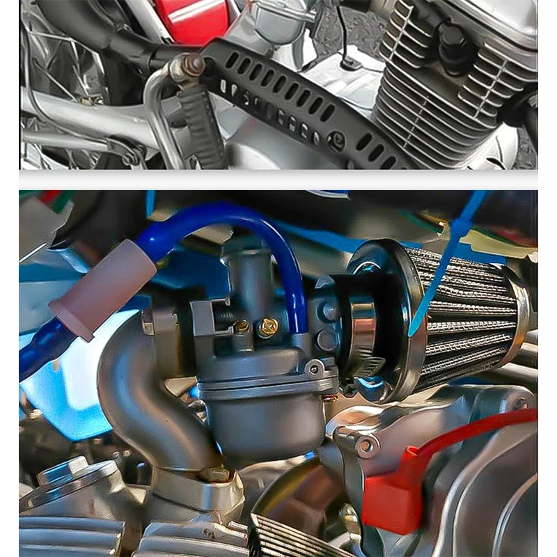 Filtre à Air Reniflard 18mm Universel Pour Moto - En Métal Et Caoutchouc - Pour Améliorer L'admission D'air Et Protéger Le Moteur