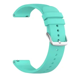22mm Sport Silicone Smartwatch Band - Versatile Replacement Strap in Vibrant Colors for 1PCS 22mm (Teal)