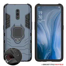 Durable Anti-Shock Protective Phone Case Cover for OPPO R15X (F7Navy Blue)