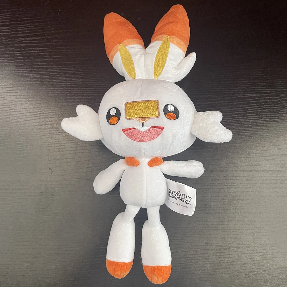 Pokemon Plush Sobble Grookey Scorbunny Plush Stuffed Doll Sword Shield Initial Elf Animal Toys Hobbies Collection Birthday Gift
