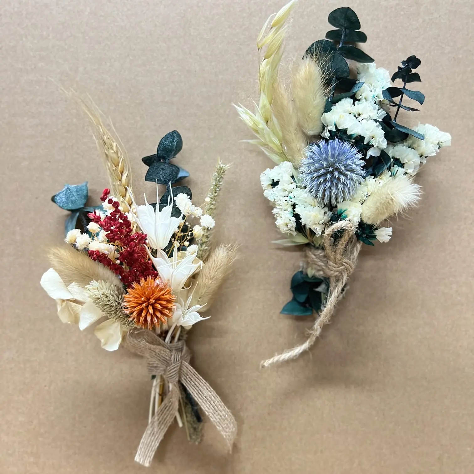 MINI DRIED FLOWER BOUQUET (BLUE)