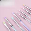 UV Gel Nail Art Lines Pen Dopamine Universal Flower DIY Color Painting Sweeping Gradient Brush Manicure Construction Special Set 5