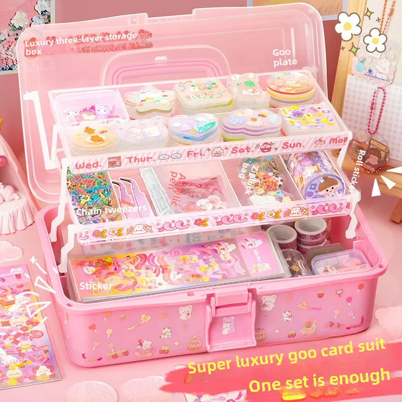 창의적인 문구 스티커 세트, 어린이 여성 카드 게임, 가가 보드 낙서 디스크, ..