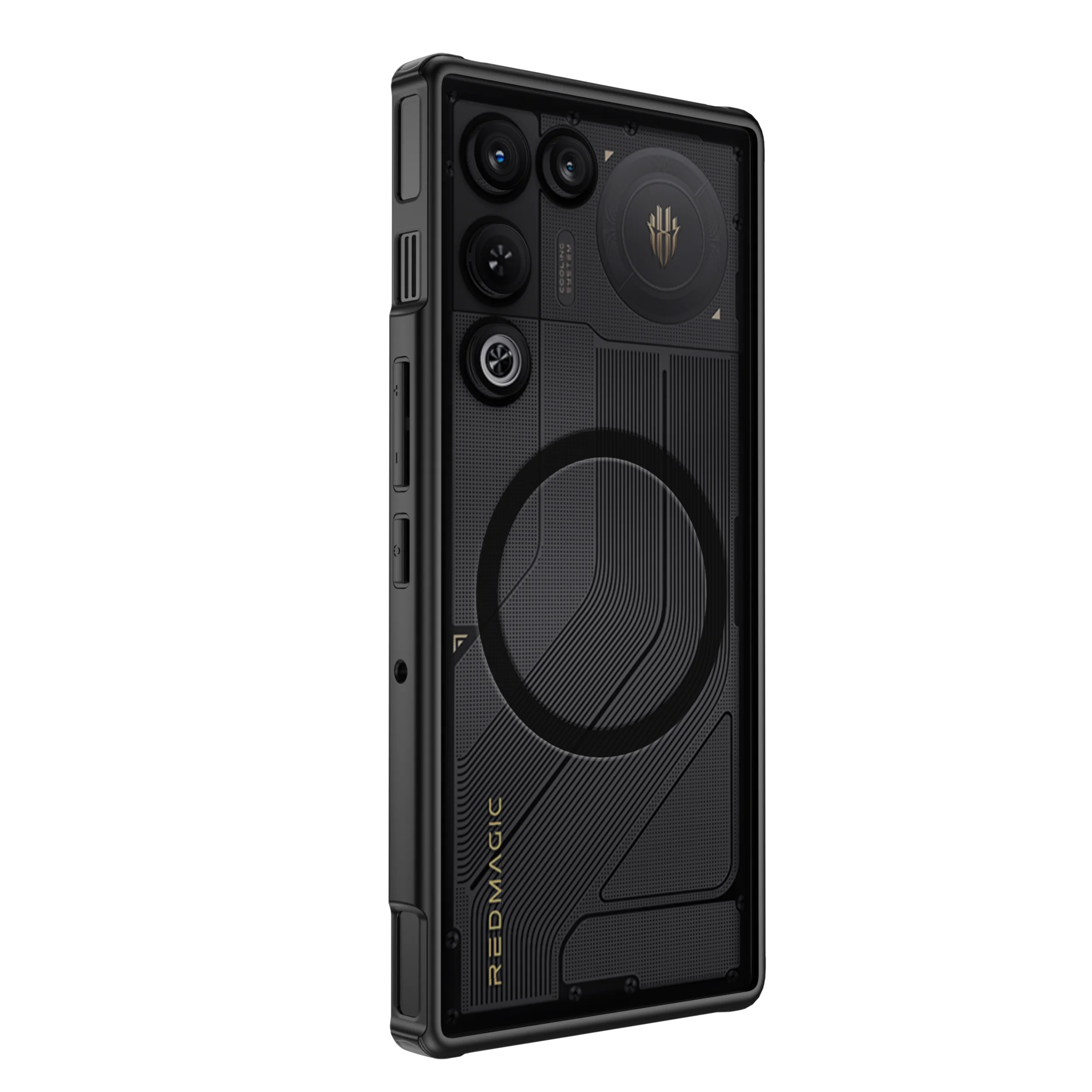 Translucent Shockproof Armor Phone Case with Matte TPU Frame