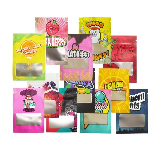 7*10 Edible Candy Sweets Package Mini Mylar Bag Resealable Ziploc Small Zip  Lock Empty Plastic Food Storage Baggies Beuh Pouches