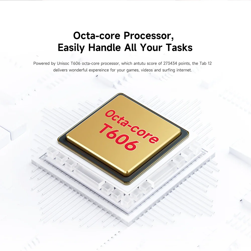 Fossibot Tab 12 Tablet 7000mAh Battery Face ID 18GB RAM+256GB ROM Smart Pad Octa-core 1.6GHz 10.95 Inch FHD 4G PAD Android 14